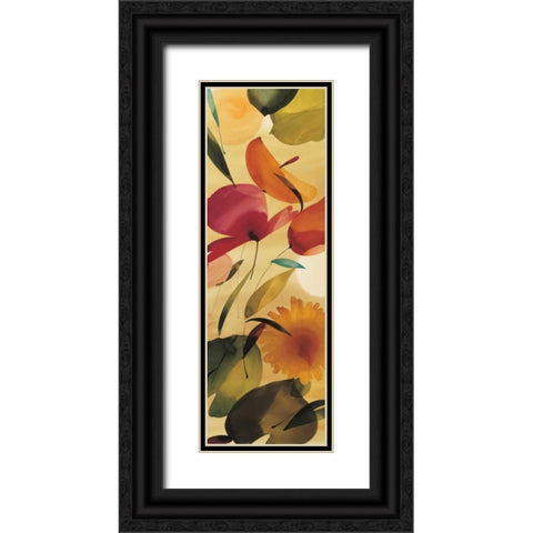 Fiesta Primaveral II Black Ornate Wood Framed Art Print with Double Matting by Abellan, Lola