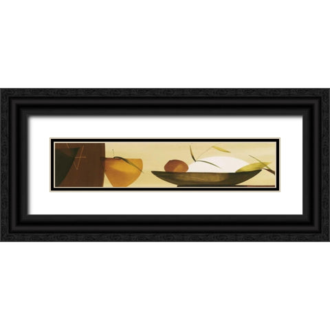 Sencillez Oriental I Black Ornate Wood Framed Art Print with Double Matting by Abellan, Lola