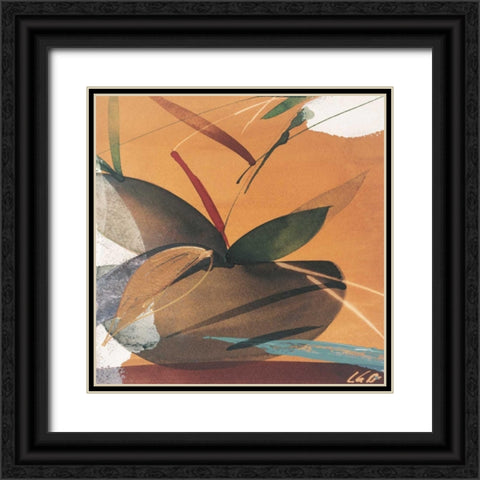 Summertime II Black Ornate Wood Framed Art Print with Double Matting by Abellan, Lola