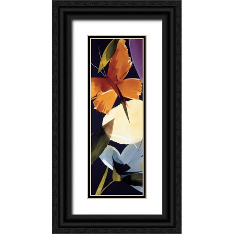 When the Wind Blows II Black Ornate Wood Framed Art Print with Double Matting by Abellan, Lola