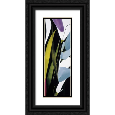 Blue Mystery II Black Ornate Wood Framed Art Print with Double Matting by Abellan, Lola