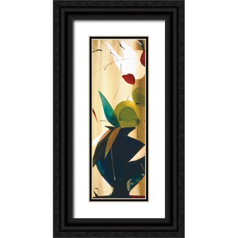 Exotico Oooh II Black Ornate Wood Framed Art Print with Double Matting by Abellan, Lola