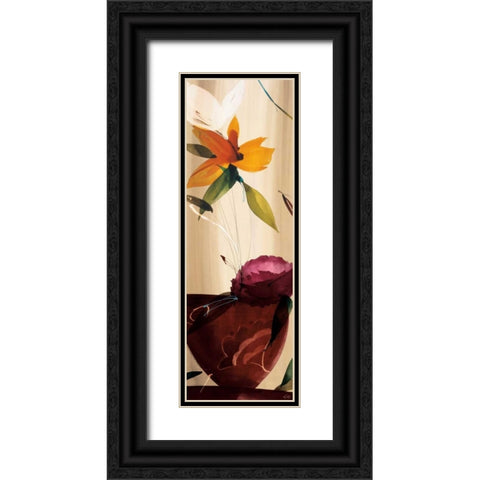 My Favorite Bouquet II Black Ornate Wood Framed Art Print with Double Matting by Abellan, Lola