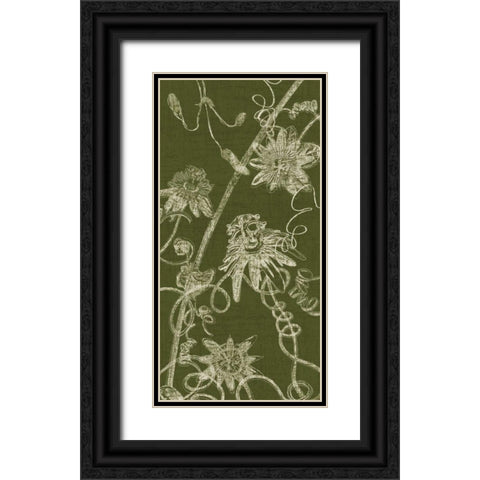 Prose and Verse II Black Ornate Wood Framed Art Print with Double Matting by Amori