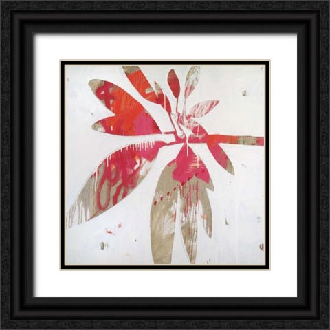 Tropical Landscape I Black Ornate Wood Framed Art Print with Double Matting by Bredvik, Brenda K.