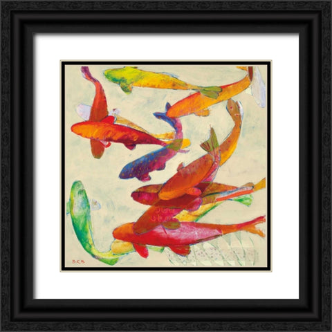 Tangled  Black Ornate Wood Framed Art Print with Double Matting by Bredvik, Brenda K.