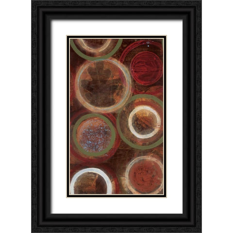 Natures Spheres I Black Ornate Wood Framed Art Print with Double Matting by Bernsen, Leslie