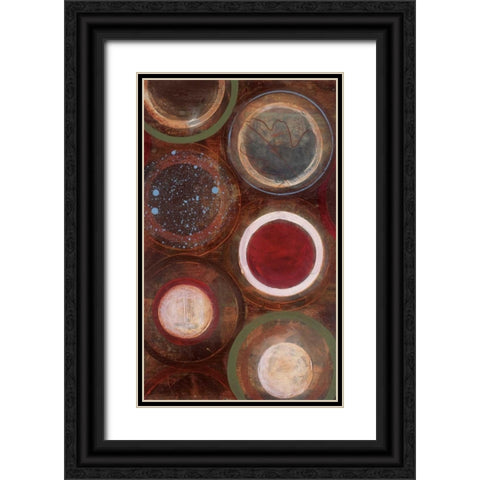 Natures Spheres II Black Ornate Wood Framed Art Print with Double Matting by Bernsen, Leslie
