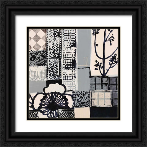 Natures Patterns II Black Ornate Wood Framed Art Print with Double Matting by Bernsen, Leslie