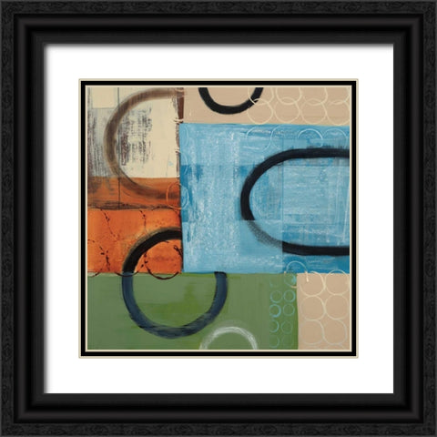 Going in Circles Black Ornate Wood Framed Art Print with Double Matting by Bernsen, Leslie