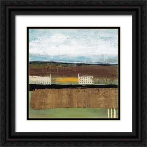 Grazing Range II Black Ornate Wood Framed Art Print with Double Matting by Bernsen, Leslie