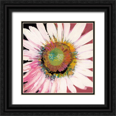 Sunshine Flower I Black Ornate Wood Framed Art Print with Double Matting by Bernsen, Leslie