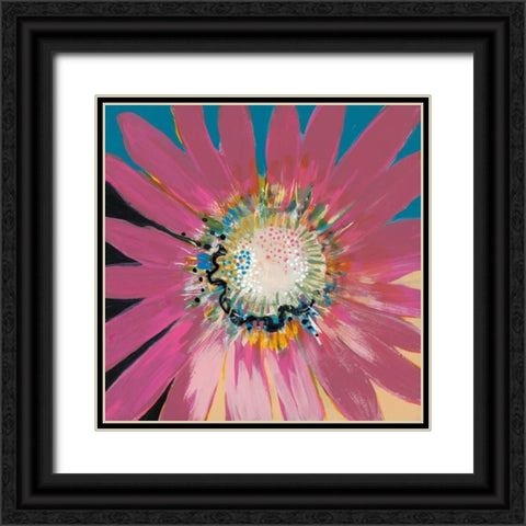 Sunshine Flower III Black Ornate Wood Framed Art Print with Double Matting by Bernsen, Leslie
