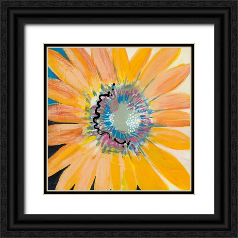 Sunshine Flower IV Black Ornate Wood Framed Art Print with Double Matting by Bernsen, Leslie