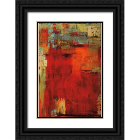 Uncommon Place Black Ornate Wood Framed Art Print with Double Matting by Benjamin Peterson, Penny