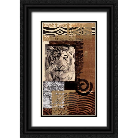 Safari IV Black Ornate Wood Framed Art Print with Double Matting by Bernsen/Tunick