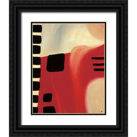 Circus I Black Ornate Wood Framed Art Print with Double Matting by Clouden, Jo