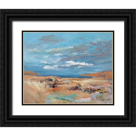 Silence of the Dune Black Ornate Wood Framed Art Print with Double Matting by Camps, Pere