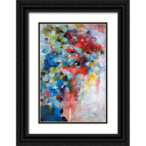 Summer Symphony Black Ornate Wood Framed Art Print with Double Matting by Foreman, Brent