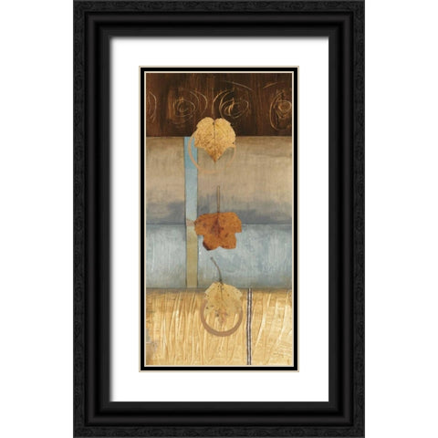 Free Fall I Black Ornate Wood Framed Art Print with Double Matting by Fields, Laurie