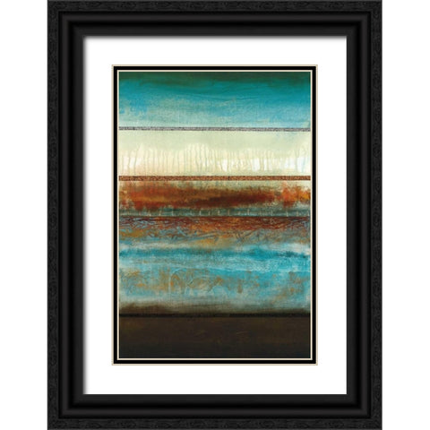 Emergence Black Ornate Wood Framed Art Print with Double Matting by Fields, Laurie