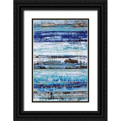 Cloud Rush Black Ornate Wood Framed Art Print with Double Matting by Gutierrez, Hilario