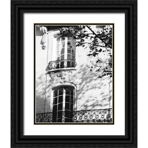 Autumn Shadows I Black Ornate Wood Framed Art Print with Double Matting by Gomis, J.