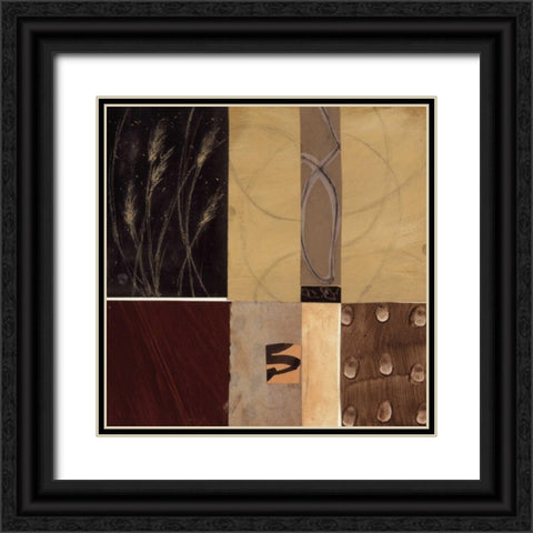 My Field II Black Ornate Wood Framed Art Print with Double Matting by Hess, Gretchen