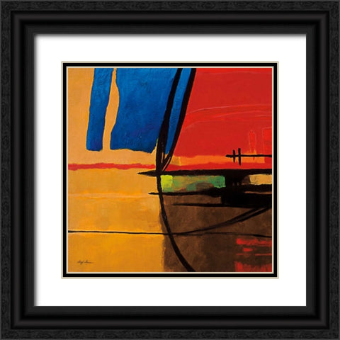 Somber Season I Black Ornate Wood Framed Art Print with Double Matting by Hager, Geoff