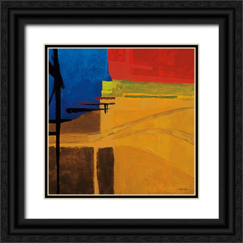 Somber Season II Black Ornate Wood Framed Art Print with Double Matting by Hager, Geoff