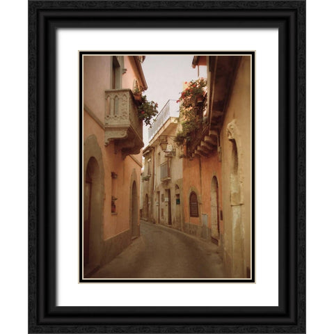 Forza DArgo Alleyway II Black Ornate Wood Framed Art Print with Double Matting by Jacks, Heather