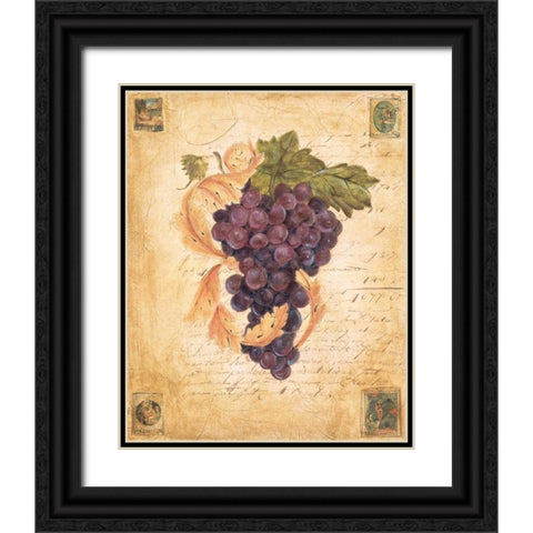 A Rich Harvest II Black Ornate Wood Framed Art Print with Double Matting by Jardine, Liz