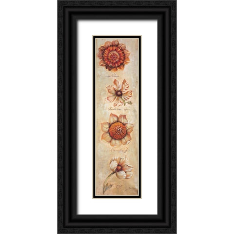 Tangerine Dream I Black Ornate Wood Framed Art Print with Double Matting by Jardine, Liz