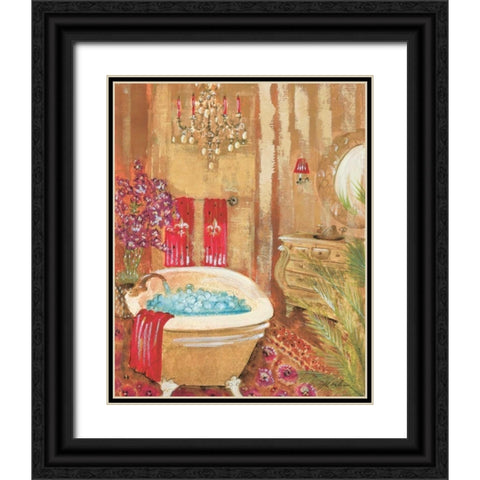 Hidden Oasis IV Black Ornate Wood Framed Art Print with Double Matting by Jardine, Liz