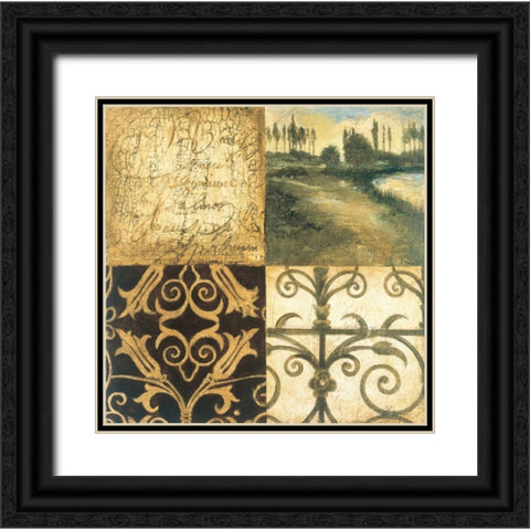 Letters from Home II Black Ornate Wood Framed Art Print with Double Matting by Jardine, Liz
