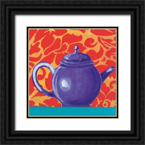 Tempest in a Teapot I Black Ornate Wood Framed Art Print with Double Matting by Jardine, Liz