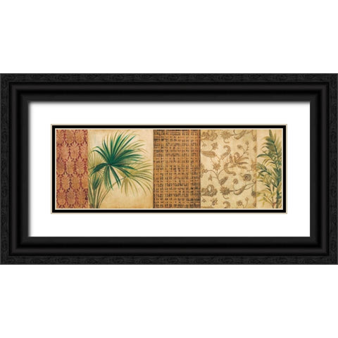 Palm Song I Black Ornate Wood Framed Art Print with Double Matting by Jardine, Liz