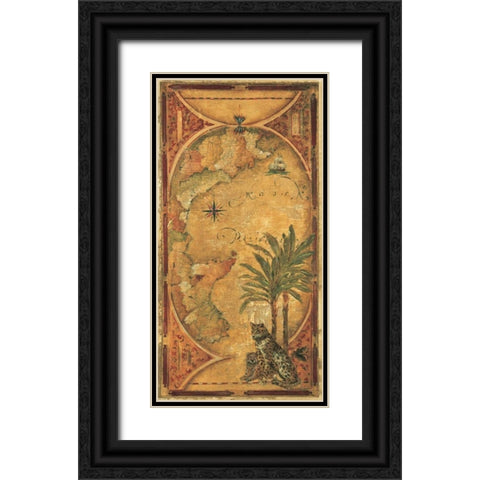 West Indies Black Ornate Wood Framed Art Print with Double Matting by Jardine, Liz