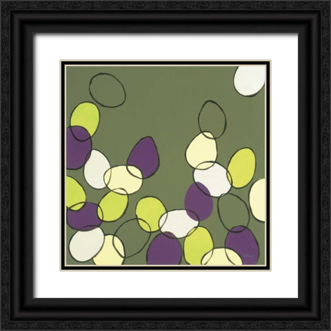 Bubbles Black Ornate Wood Framed Art Print with Double Matting by Kelly, Clair