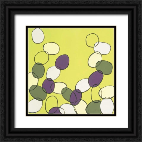 Bubbles Black Ornate Wood Framed Art Print with Double Matting by Kelly, Clair