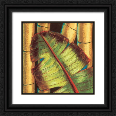 Tropical Pastel Black Ornate Wood Framed Art Print with Double Matting by Kelly, Clair