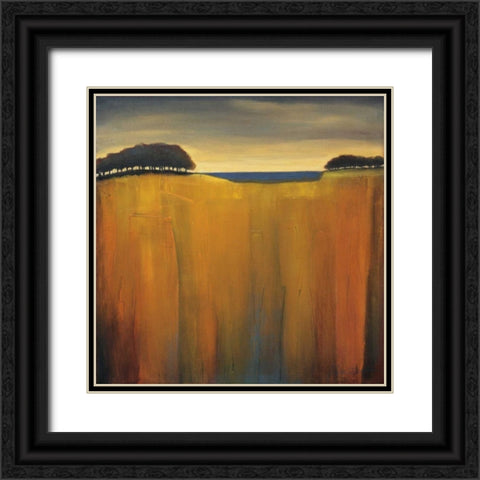 Cottonwoods Black Ornate Wood Framed Art Print with Double Matting by Kaiser, Jutta