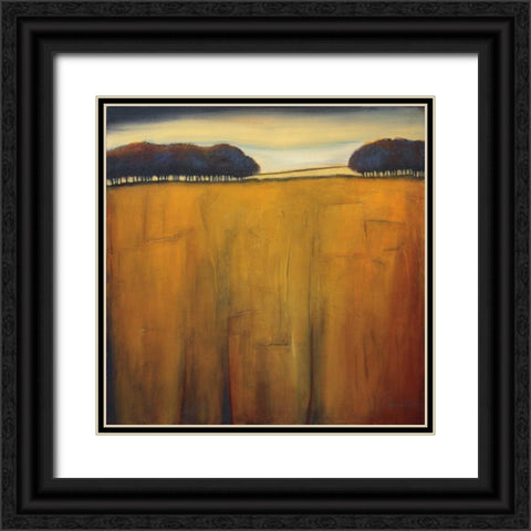 The Sound of Trees Black Ornate Wood Framed Art Print with Double Matting by Kaiser, Jutta