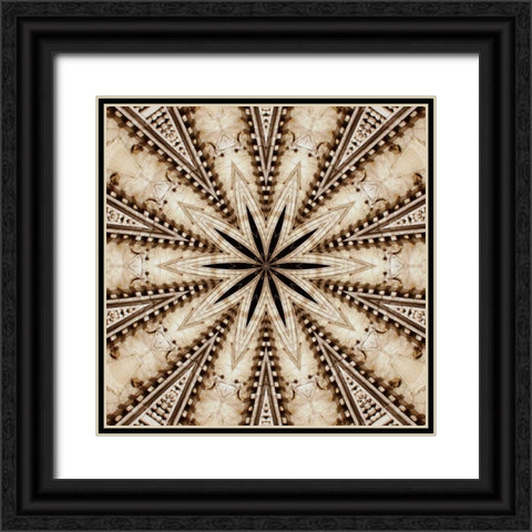 Rialto Bridge Black Ornate Wood Framed Art Print with Double Matting by LaGrave Designs