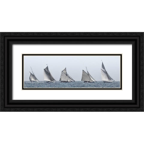 First Five Black Ornate Wood Framed Art Print with Double Matting by Llovet, Jorge