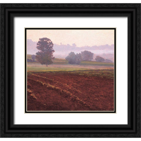 Pebraz Black Ornate Wood Framed Art Print with Double Matting by Lovelace, Kent