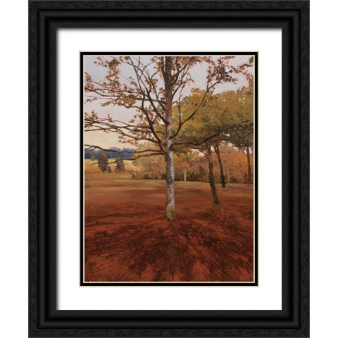Noix Black Ornate Wood Framed Art Print with Double Matting by Lovelace, Kent