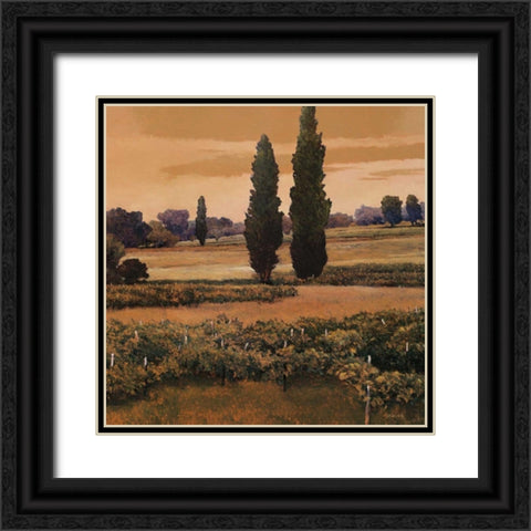 Yerras Black Ornate Wood Framed Art Print with Double Matting by Lovelace, Kent