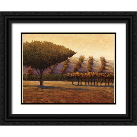 Eysines Black Ornate Wood Framed Art Print with Double Matting by Lovelace, Kent