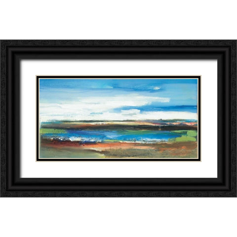 Moment I Black Ornate Wood Framed Art Print with Double Matting by Lenker, Marlene